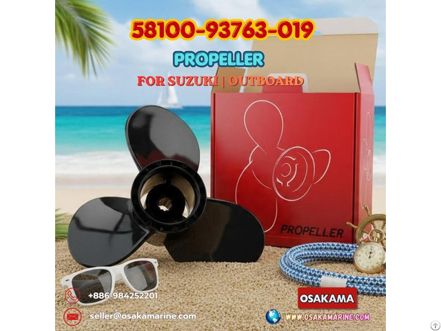 Propeller 58100 93763 019 For Suzuki Outboard