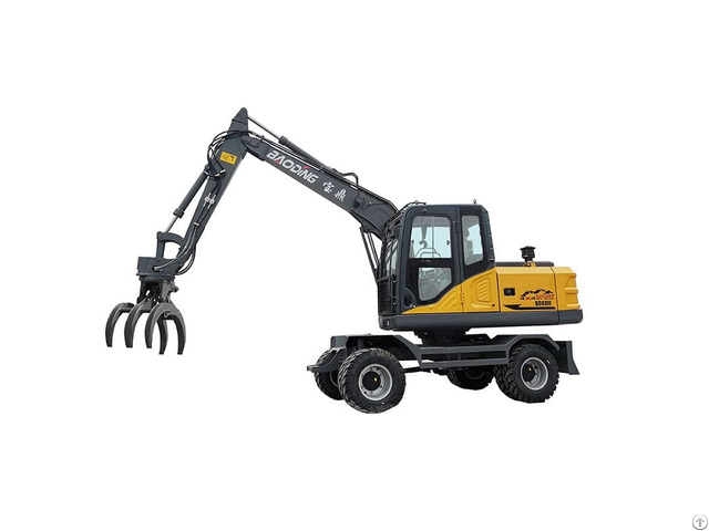 Baoding Bd90g Wheeled Log Loader 8 Ton