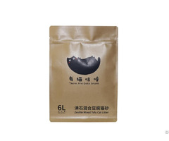 4121pla Pbat Laminated Kraft Paper Zipper Bag