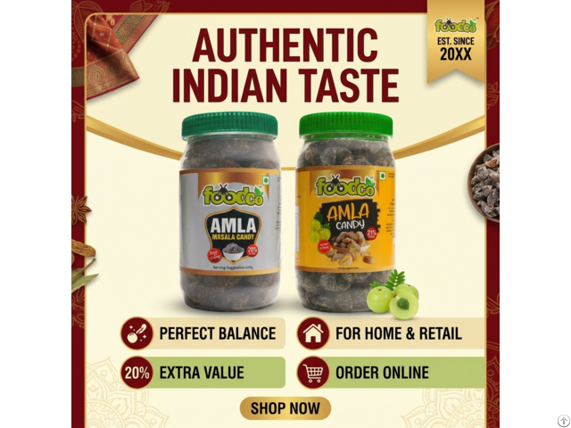 Best Sweet Amla Candy Manufacturers In Chandigarh Foodco