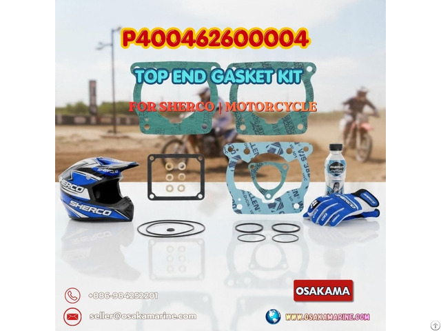 Top End Gasket Kit P400462600004 For Sherco Motorbike