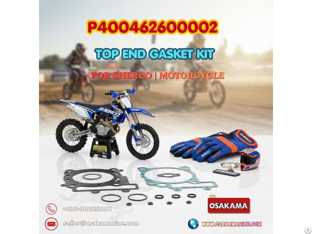 Top End Gasket Kit P400462600002 For Sherco Motorbike