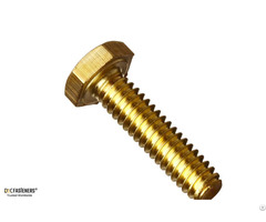 Brass Hex Bolt Exporter From India Dic Fasteners