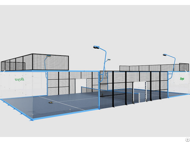 By P03 360 Full Panoramic Padel Court