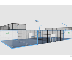 By P03 360 Full Panoramic Padel Court