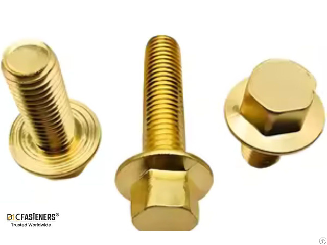Brass Flange Bolts Supplier And Exporter Dic Fasteners