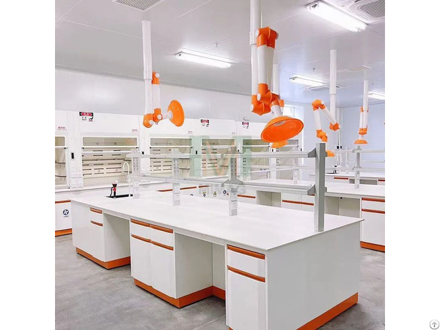 All Steel Structure Island Lab Bench