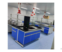 Steel And Wood Structure Lab Center Bench