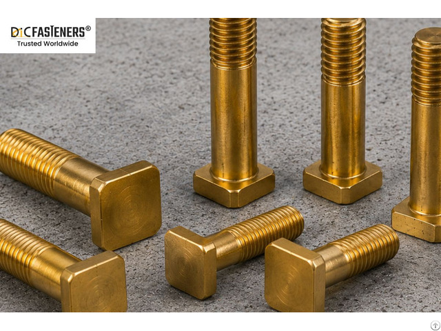 Brass Square Bolts Manufacturer And Exporter Dic Fasteners