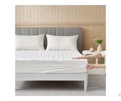 Hot Sale Soft Quilted Topper Cover Waterproof Mattress Protector With Elastic Straps