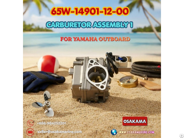 Carburetor Assembly 65w 14901 12 00 For Yamaha F25 Outboard
