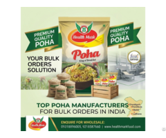 Best Poha Manufacturer In Uttarakhand Health Mark