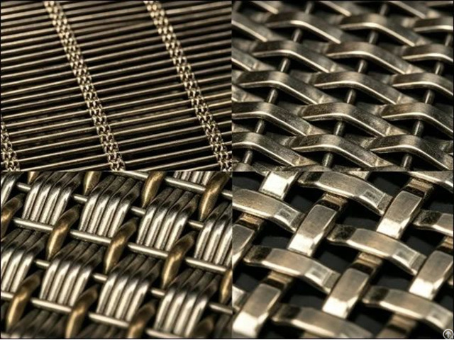 Decorative Woven Wire Mesh For Walls Ceilings Dividers Balustrades And Facades