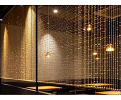Metal Bead Curtains In Stainless Steel Aluminum And Copper