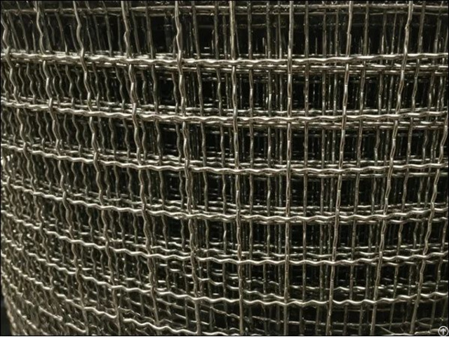 Decorative Crimped Mesh For Facades And Dividers