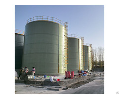 A Vertical Hydrochloric Acid Storage Tank