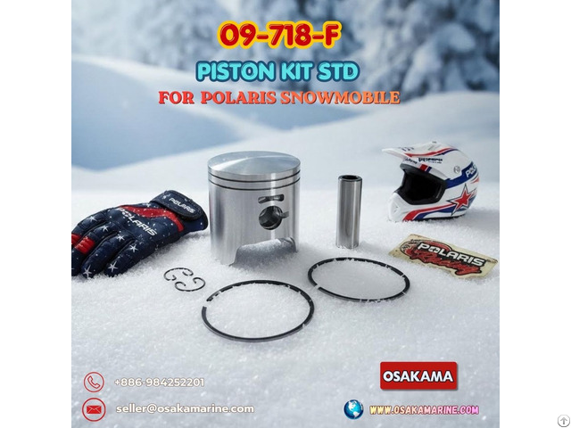 Piston Kit Std 09 718 F For Polaris Snowmobile