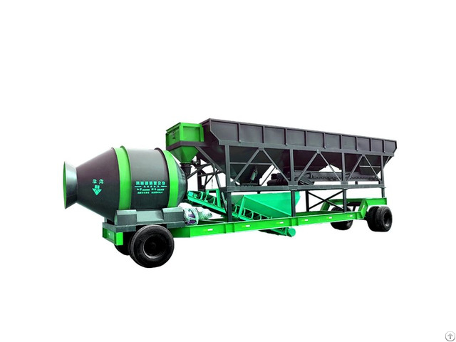 Jzm 2000 Mobile Drum Concrete And Gravel Mixing Plant