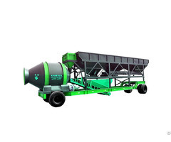 Jzm 2000 Mobile Drum Concrete And Gravel Mixing Plant
