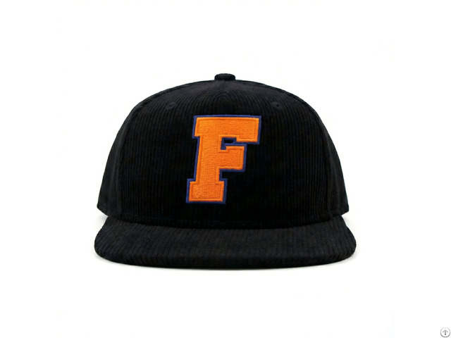 Corduroy Flat Brim Hat