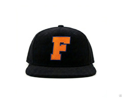Corduroy Flat Brim Hat