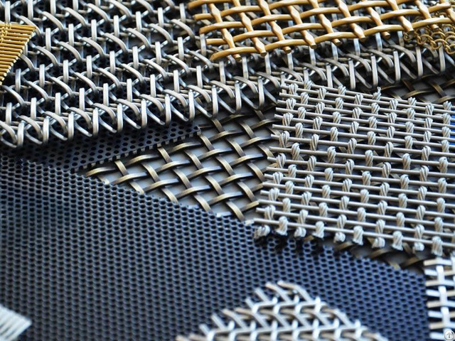 Decorative Wire Mesh Stainless Steel Aluminum Copper Brass In Architectural Designs