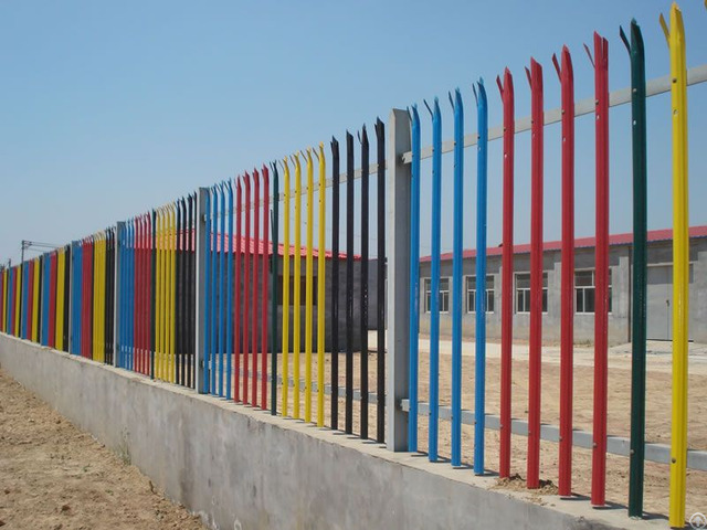 Steel Palisade Fence Including