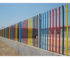 Steel Palisade Fence Including