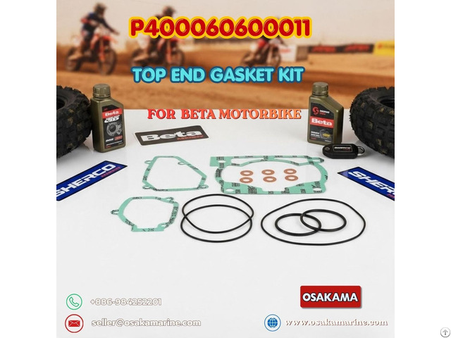 Top End Gasket Kit P400060600011 For Beta Motorbike