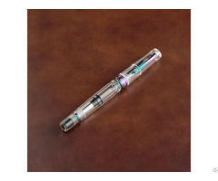 Piston Filling Fountain Pen Transparent Acrylic Resin