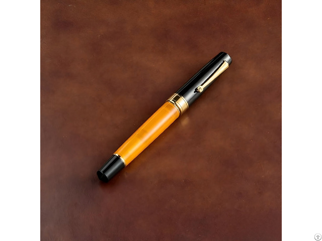 Affordable Luxury Fountain Pen Bradle Yellow Acrylic