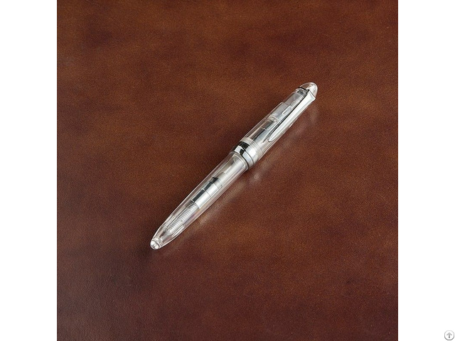 Wholesale Bradle Transparent Plastic Fountain Pen