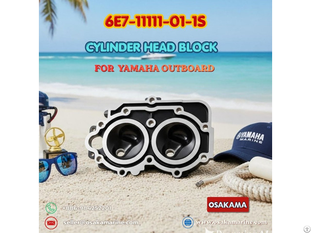 Cylinder Head Block 6e7 11111 01 1s For Yamaha Outboard