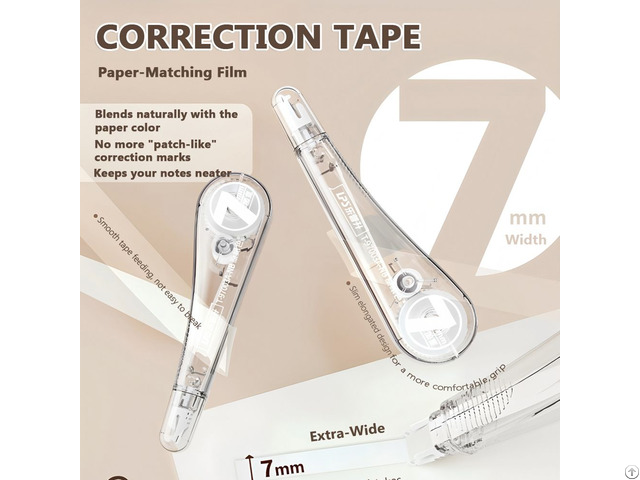Natural Paper Tone Correction Tape 7mm