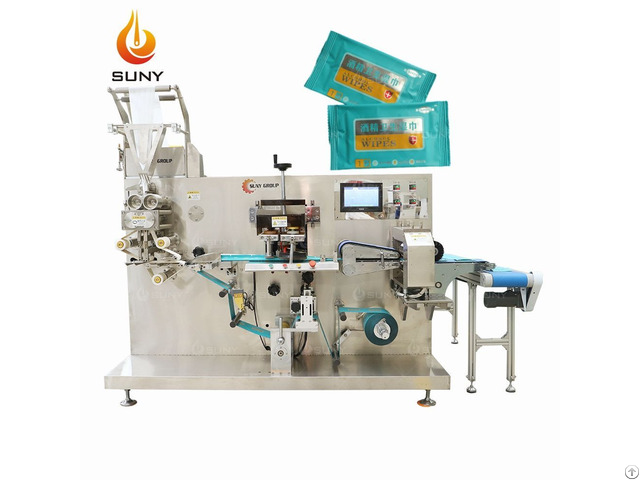 Single Back Seal Wet Wipes Machine