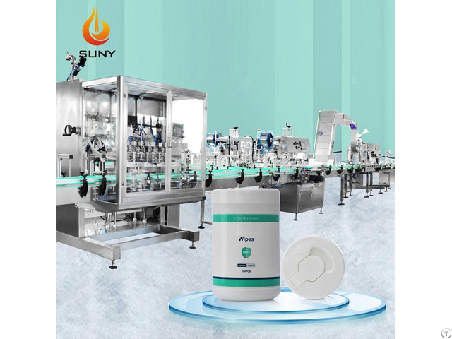 Canister Wet Wipes Machine