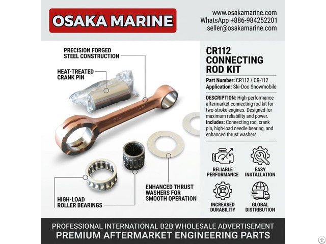Connecting Rod Kit Cr112 Cr 112 For Ski Doo