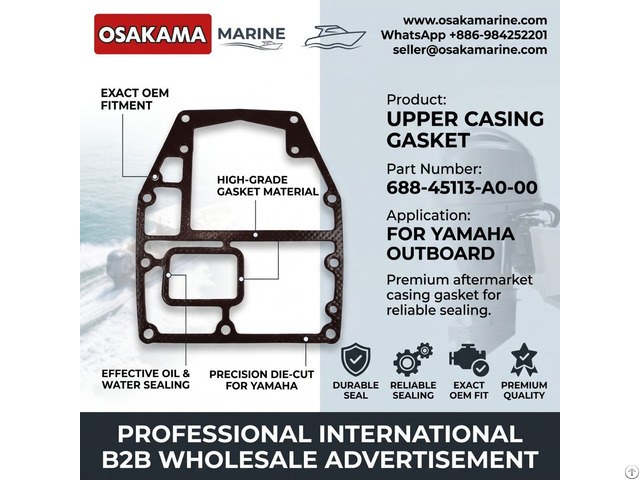 Upper Casing Gasket 688 45113 A0 00 For Yamaha Outboard