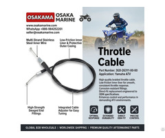 Throttle Cable 3gd 26311 00 For Yamaha Warrior Yfm350 Atv Outboard