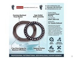 Driveshaft Thrust Bearing 93341 34019 00 For Yamaha Outboard