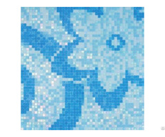 Custom Swimming Pool Blue Mosaics