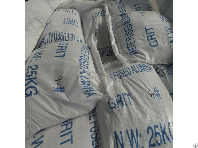 White Aluminum Oxide Powder And Grit For Refractory Abrasive Media