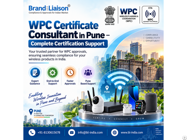 Wpc Certificate Consultant In Pune Complete Certification Support