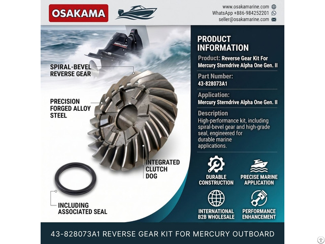 Reverse Gear Kit 43 828073a1 For Mercury Alpha One Gen Ii Outboard