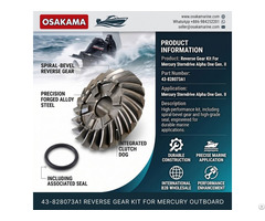 Reverse Gear Kit 43 828073a1 For Mercury Alpha One Gen Ii Outboard