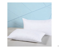 Customizable Logo Pure White Rectangle 100% Cotton Pillow Cases For Home Hospital Use