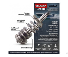 Crankshaft 6n7 11411 00 For Yamaha 115hp 130hp Outboard