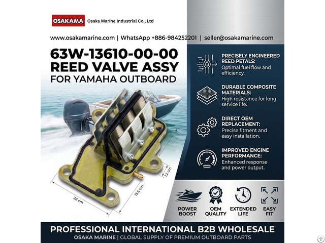 Reed Valve Assembly 63w 13610 00 For Yamaha Outboard