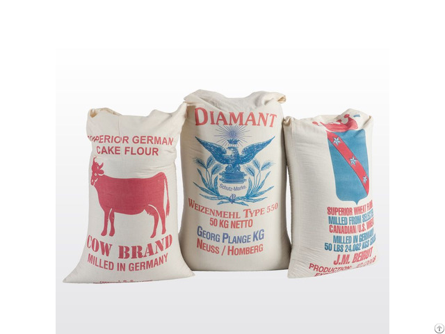 Cotton Flour Grain Rice Storage Bag Canvas Sacks