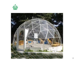 4m Clear Pvc Geodesic Dome Tent